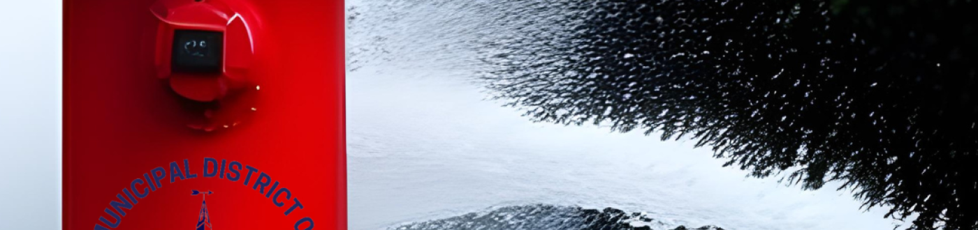 Hydrant flushing water