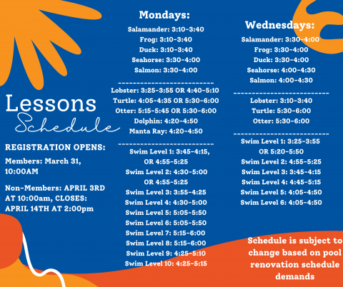 Lessons are Back!