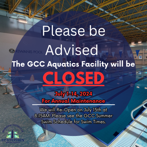 GCC Summer Closure from July1-14, 2024