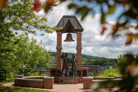 The Cotton Mill Monument in Milltown