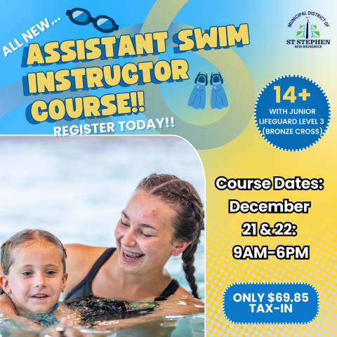 Fundy Assistant Swim Instructor Course - December 2024