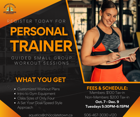 Fall 2025 Personal Trainer Information