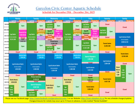 December 15 to December 21