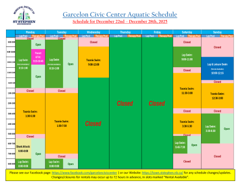 December 22nd to December 28th 2025