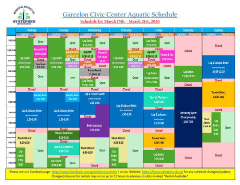 March 15 to March 21