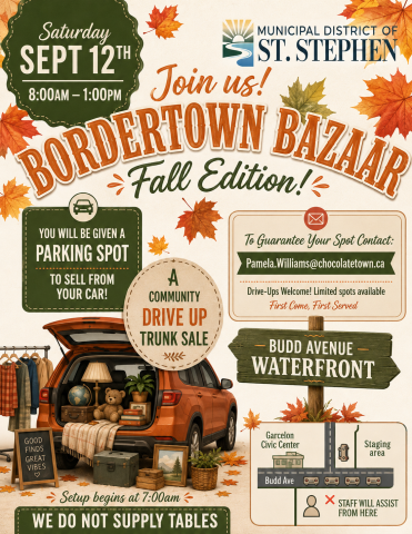 bordertown bazaar fall edition revamp poster